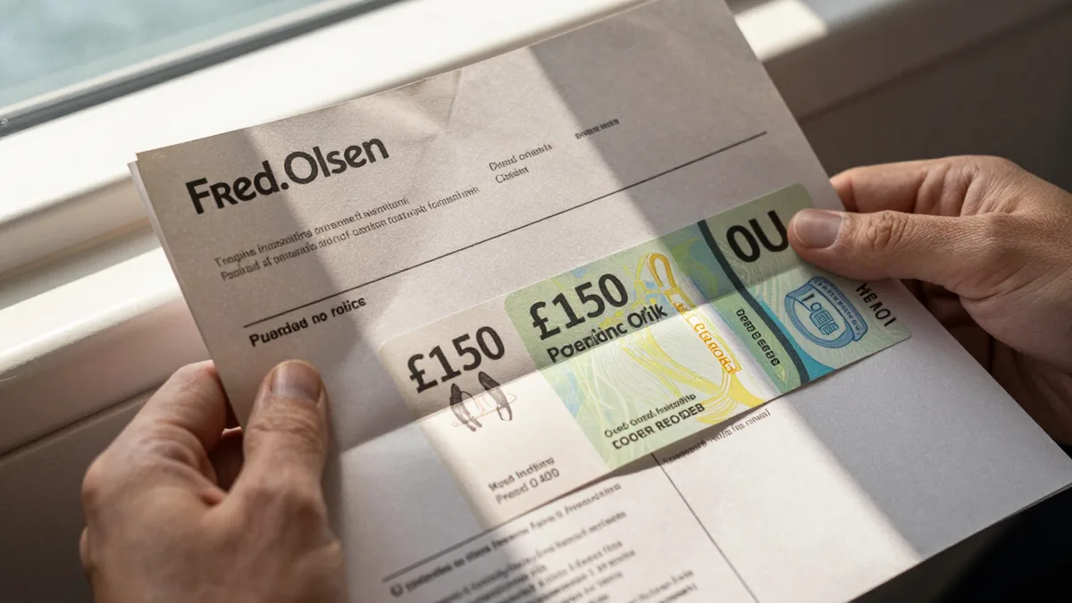 Fred. Olsen Unveils Spending Credit Offer Worth £150 Per Cabin