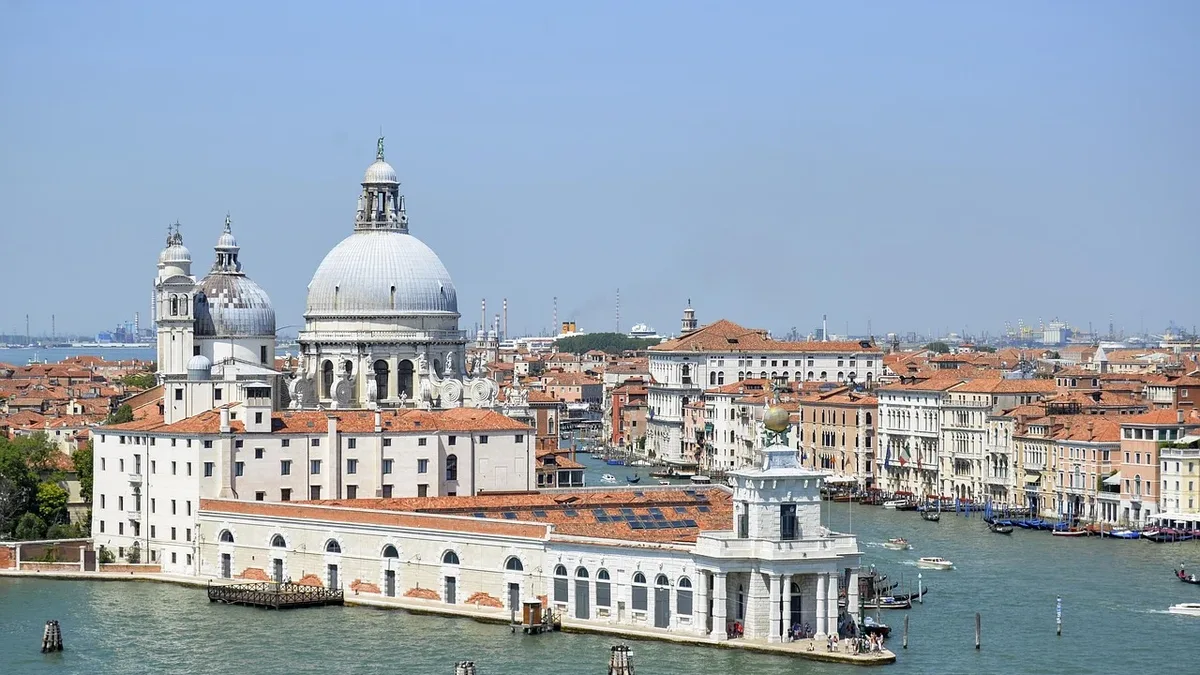 The Aroya cruise ship has arrived in Taranto, Italy, to serve as a floating hotel for the 20th edition of the Mediterranean...