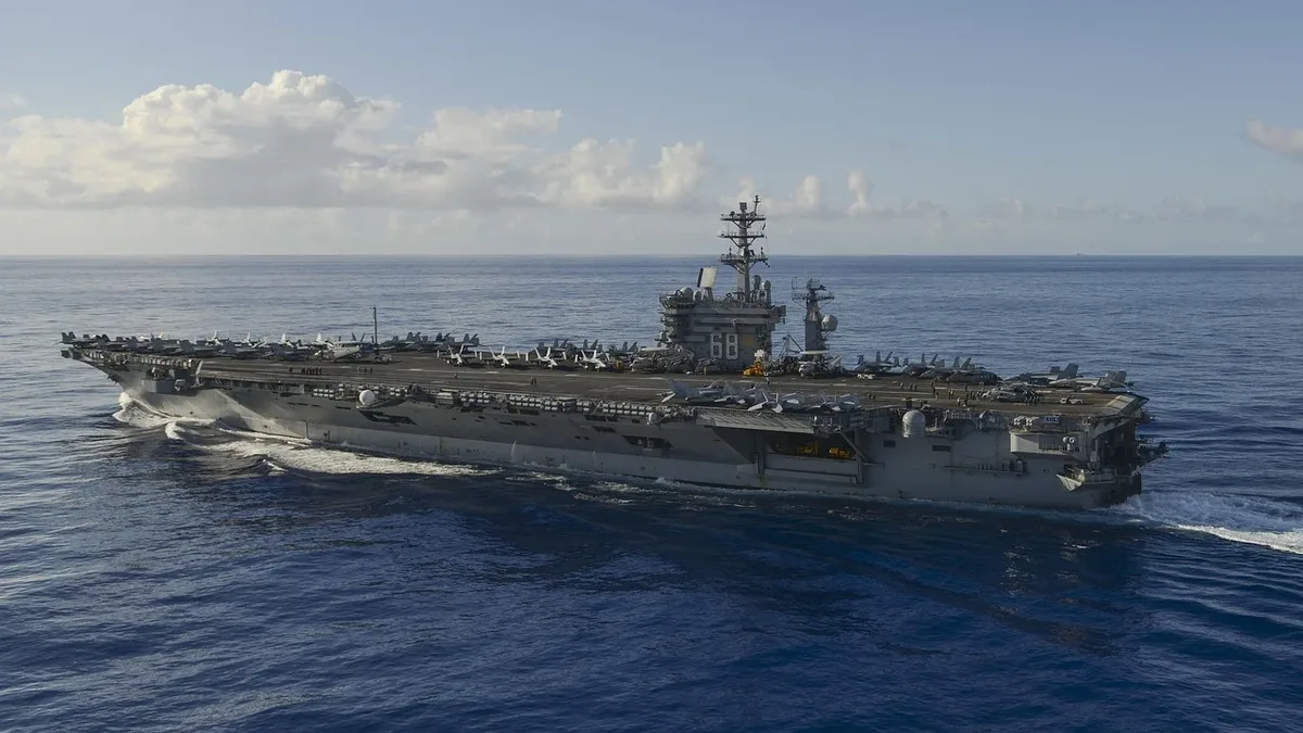 Presupuesto Y Compras: The former Italian Navy aircraft carrier ITS Giuseppe Garibaldi has entered Indonesian waters
