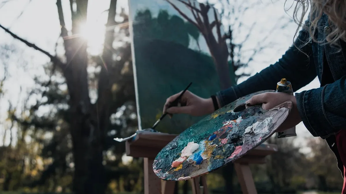 Artist Rebecca Howard spent two years visiting English rewilding projects to paint nine large canvases that find beauty...