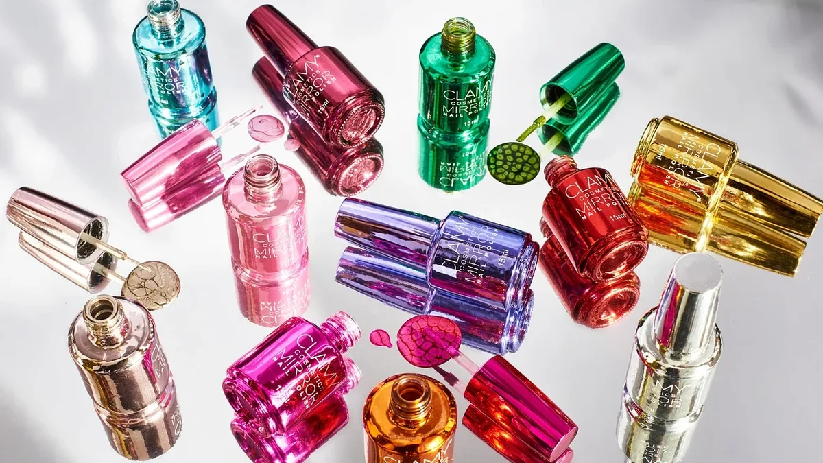 Nail Art: The sheer, translucent jelly nail trend, originating in Korea, is seeing massive online interest