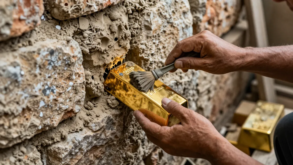 Belgian Workers Uncover $9 Million Gold Hoard in Basement Wall