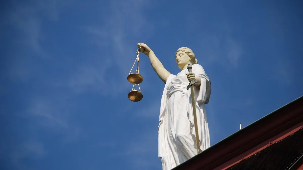 Rights: Jurisdiction, lady justice, justice, right, court of law, scale.