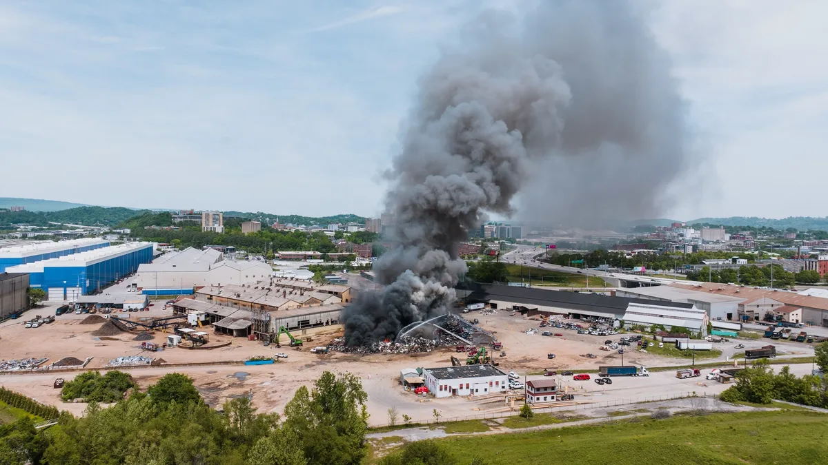 A Russian strike on a warehouse near Kyiv killed at least 37 people, sparking a major fire and damaging dozens of homes